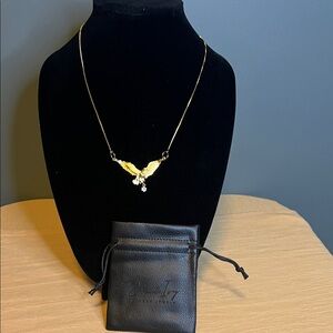 Oak & Ivy Gold Eagle Pendant Necklace